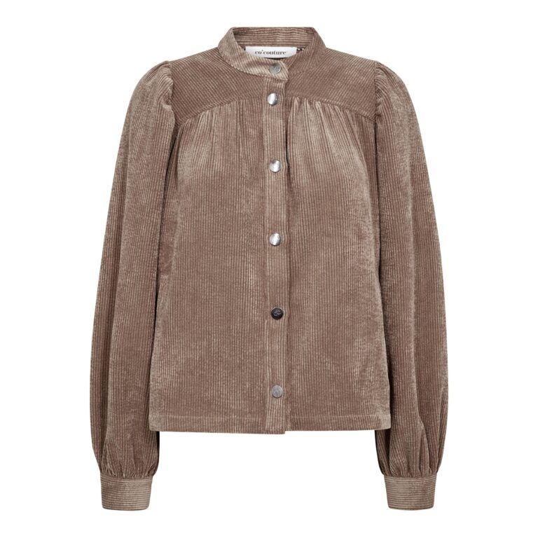 Co’Couture DaisyCC Cord Shirt on rento ja näyttävä paita vakosamettimaisella pinnalla, balloon-hihoilla ja pystykauluksella. Yhdistä myös saman sarjan housuihin.
