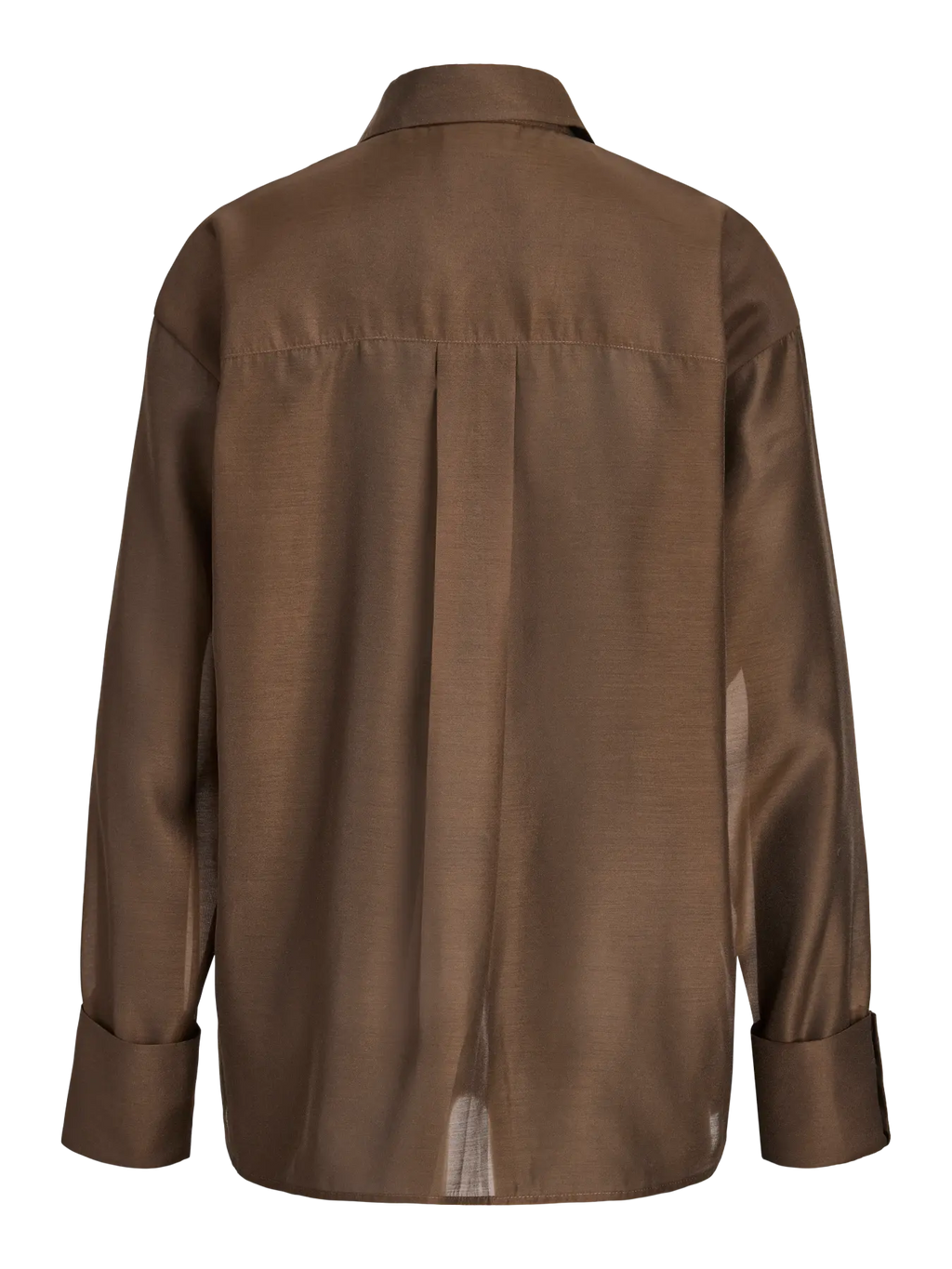 JXAYA Organza LS Shirt, jonka läpikuultava organzamateriaali tuo asuun keveyttä. Kevyesti hohtava pinta ja ilmava rakenne tekevät paidasta näyttävän valinnan niin arkeen kuin juhlavampiin tilanteisiin.