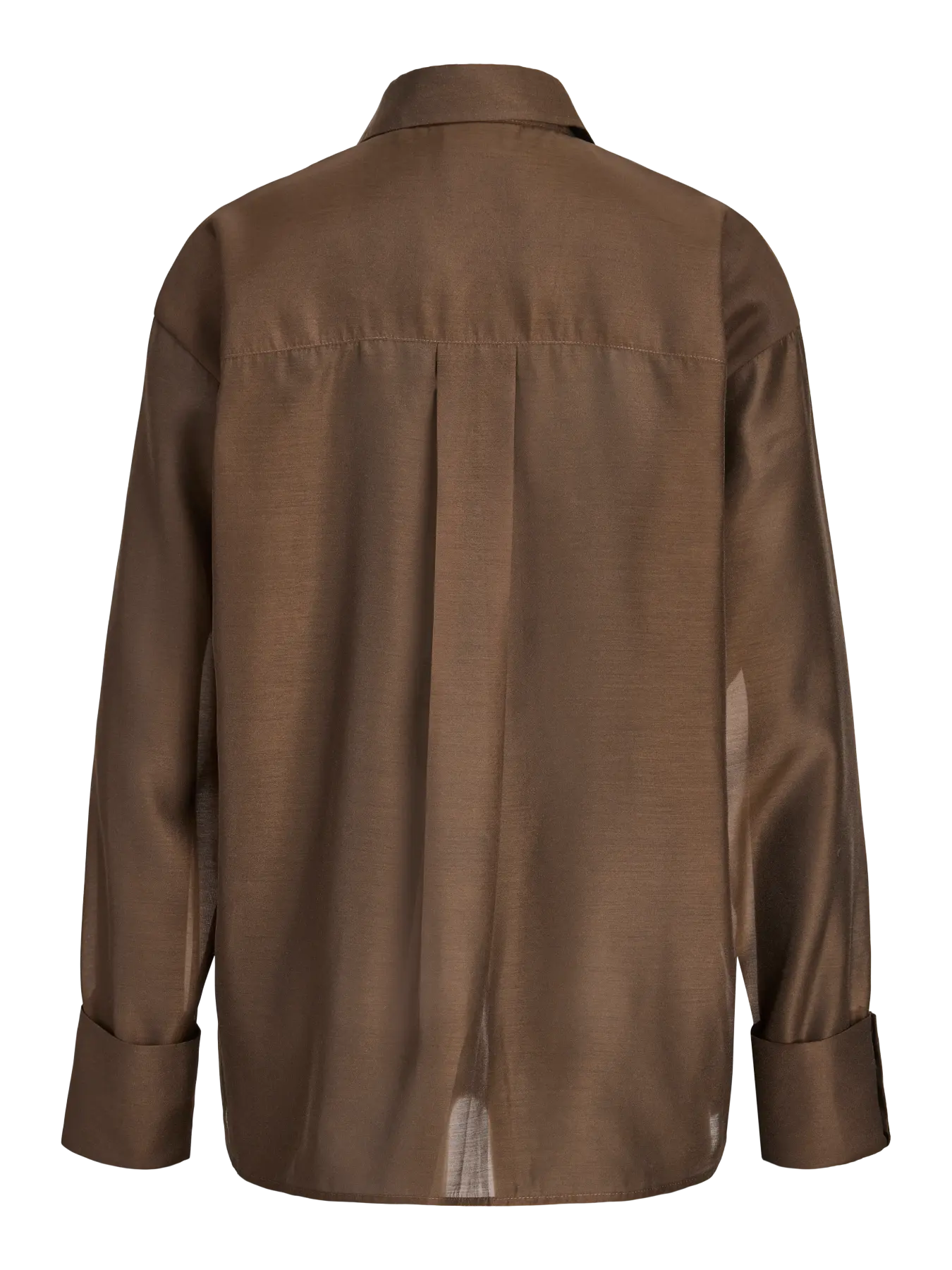 JXAYA Organza LS Shirt, jonka läpikuultava organzamateriaali tuo asuun keveyttä. Kevyesti hohtava pinta ja ilmava rakenne tekevät paidasta näyttävän valinnan niin arkeen kuin juhlavampiin tilanteisiin.