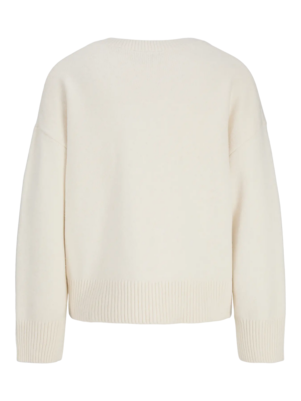 JJXX JXELSA V-Neck Knit on väljä ja pehmeä neule V-pääntiellä ja pudotetuilla olkapäillä. Helppo yhdistää arjen eri tyyleihin.