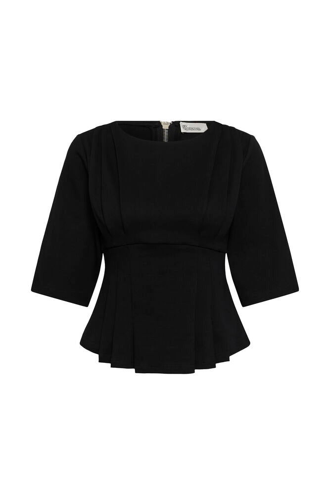 Co'Couture Sculpted Peplum Top on vartaloa myötäilevä peplum-pusero. Muotoon ommellut saumat, joustava puuvilla ja ajaton tyyli arkeen sekä juhlaan.