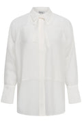 MWSmilla Oversize Shirt on kevyt ja läpikuultava oversize-paitis. Etupuolen tuplakangas lisää peittävyyttä, ja paitis toimii hyvin kerrostettuna.