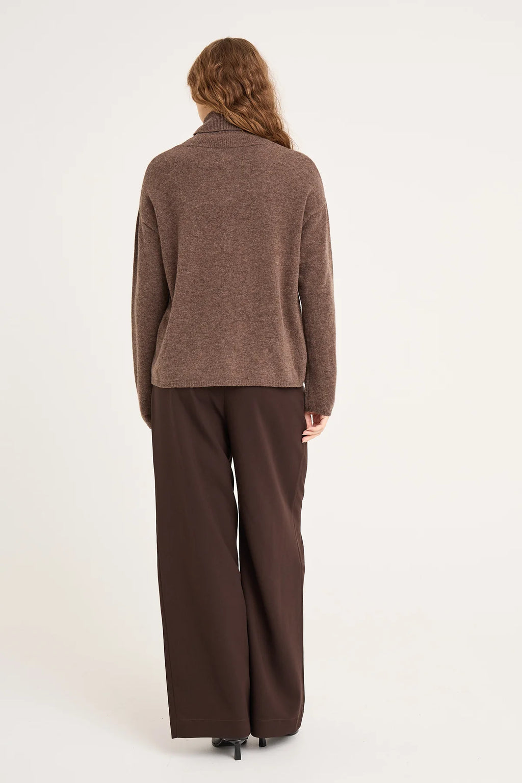 Merino knit rollneck
