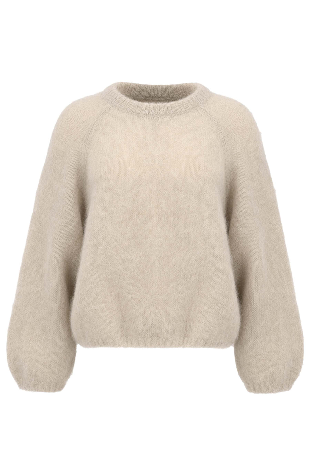 Americandreams The Rosie Pullover on ylellisen pehmeä ja kevyt mohairneule, jossa on rento istuvuus ja näyttävät, runsaat hihat.