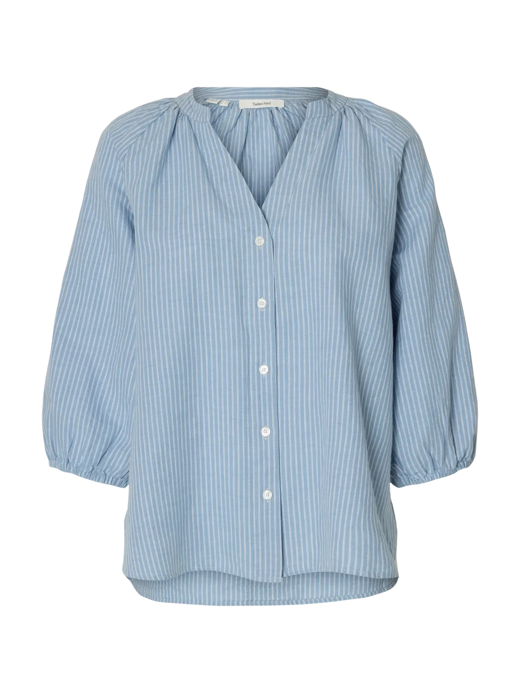 SLWCLEO-ALBERTA Linen Blend Shirt on ilmava ja ajattoman tyylikäs paita, joka sopii täydellisesti lämpimiin päiviin. Pellavan ja puuvillan yhdistelmä tekee materiaalista hengittävän, kevyen ja miellyttävän käyttää.