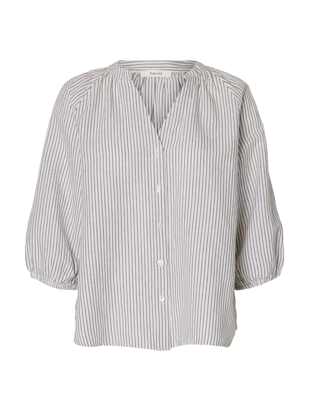 SLWCLEO-ALBERTA Linen Blend Shirt on ilmava ja ajattoman tyylikäs paita, joka sopii täydellisesti lämpimiin päiviin. Pellavan ja puuvillan yhdistelmä tekee materiaalista hengittävän, kevyen ja miellyttävän käyttää.