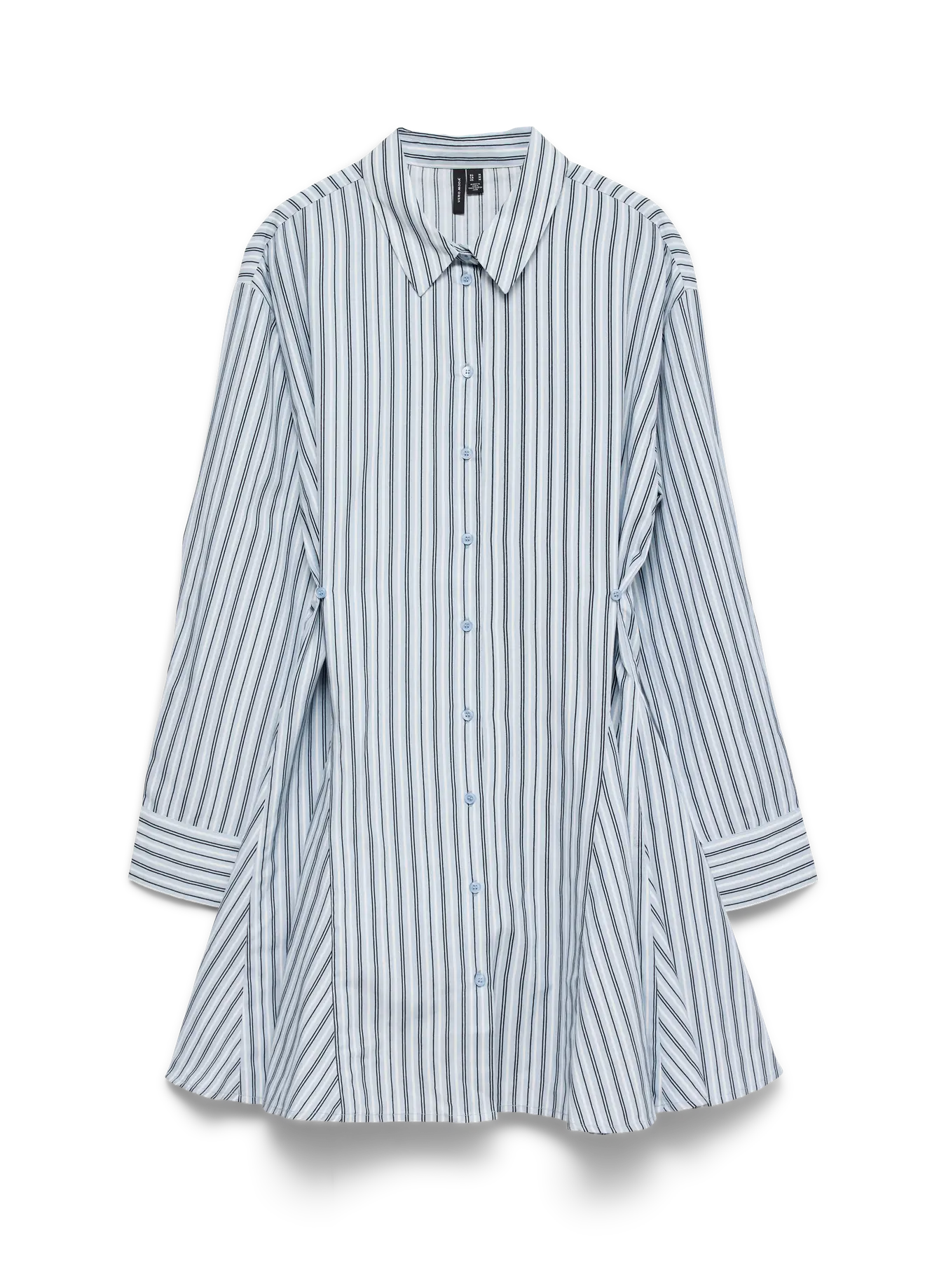 Paitamekko on ajaton ja monipuolinen vaate, joka kuuluu jokaisen vaatekaappiin. Klassinen malli tekee siitä helposti stailattavan, käytä sellaisenaan mekkona tai yhdistä farkkujen tai leggingsien kanssa rennompaan kerrospukeutumiseen.