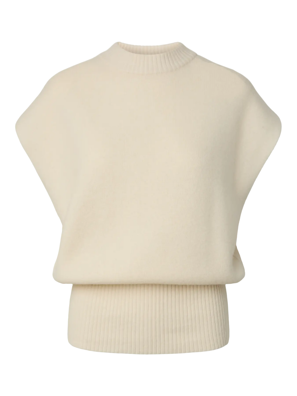 YASESLI Wool blend vest on ajaton villasekoiteneuleliivi pyöreällä pääntiellä. Hihaton malli sopii täydellisesti kerrospukeutumiseen ja arjen eri tyyleihin.