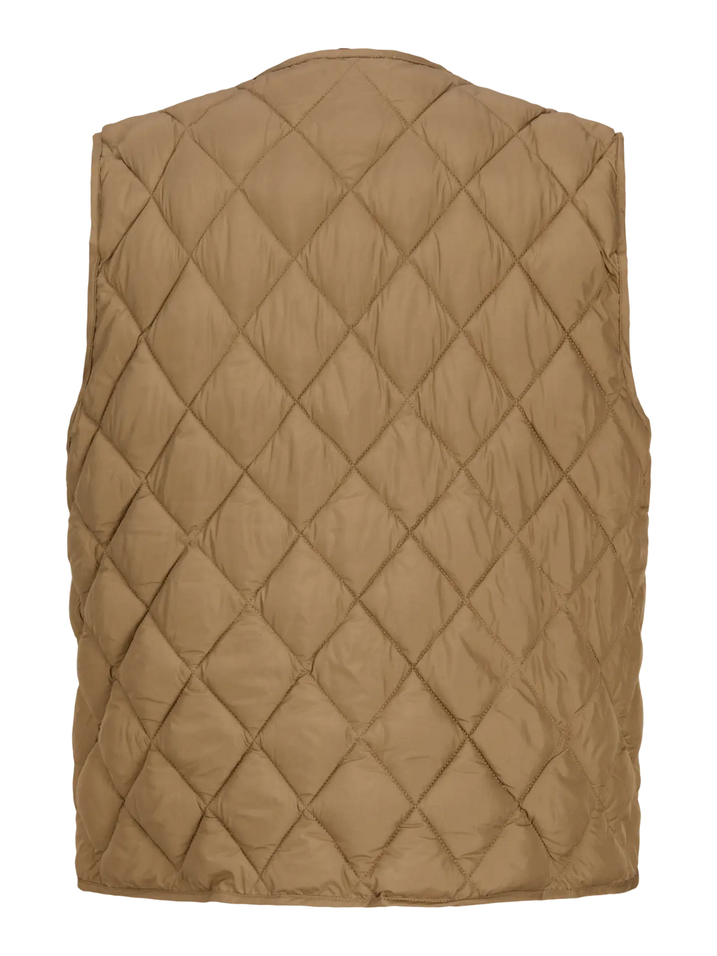 JXHOPE Quilted Vest on kevyt tikattu liivi, jossa on pyöreä pääntie, nappikiinnitys ja etutaskut. Helppo yhdistää t-paidan, neuleen tai collegepuseron päälle.