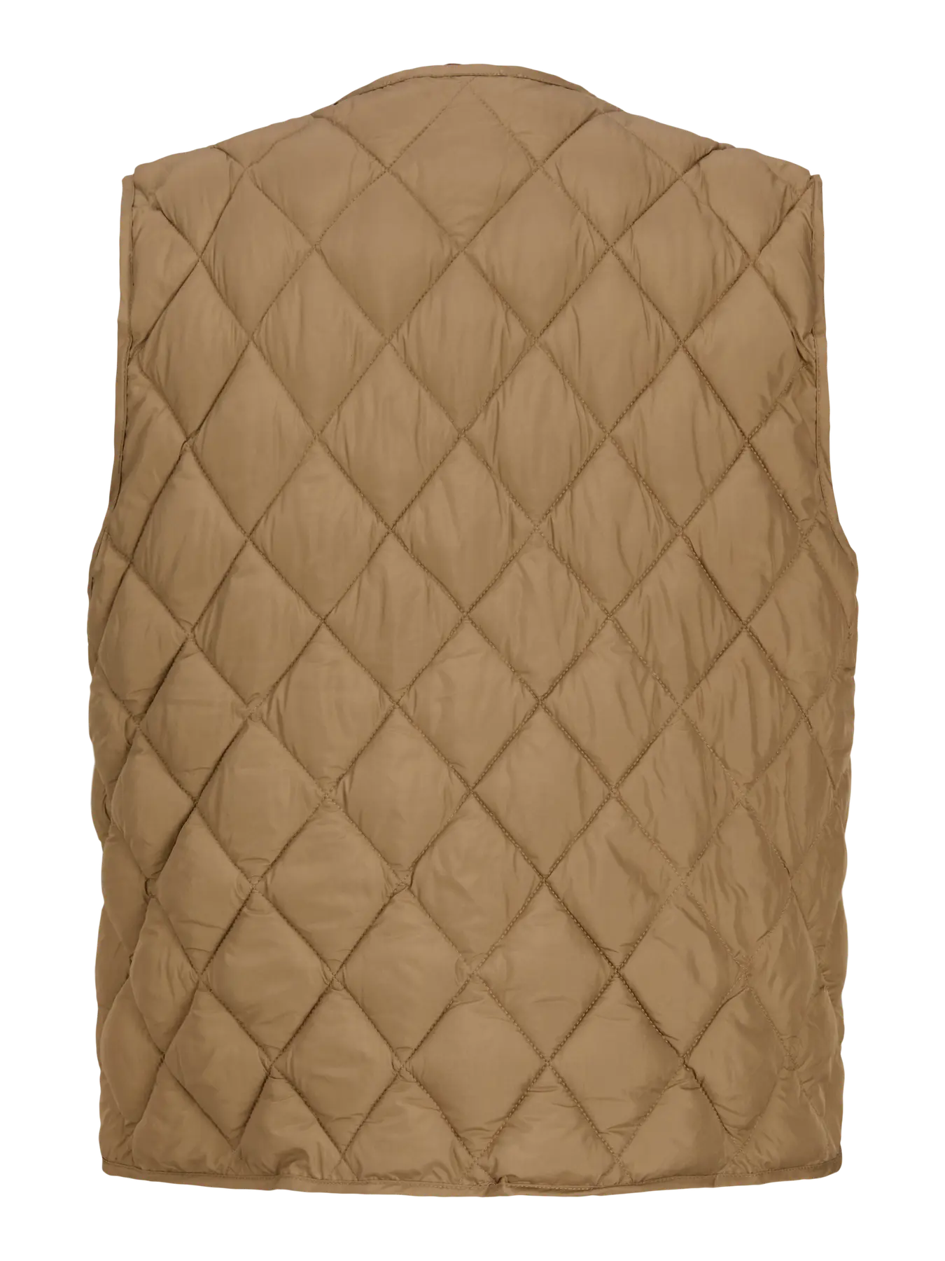 JXHOPE Quilted Vest on kevyt tikattu liivi, jossa on pyöreä pääntie, nappikiinnitys ja etutaskut. Helppo yhdistää t-paidan, neuleen tai collegepuseron päälle.