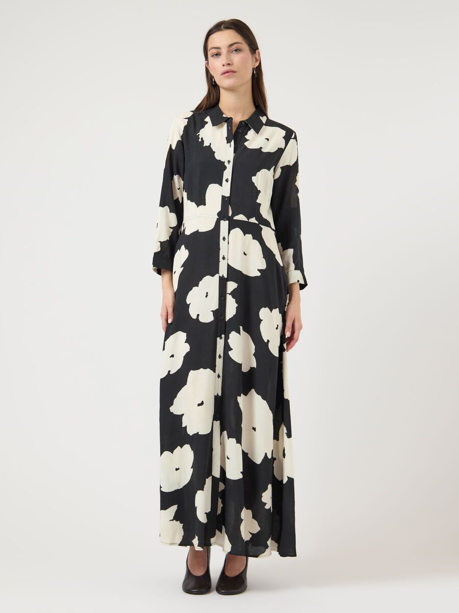 YAS Savanna long shirt dress